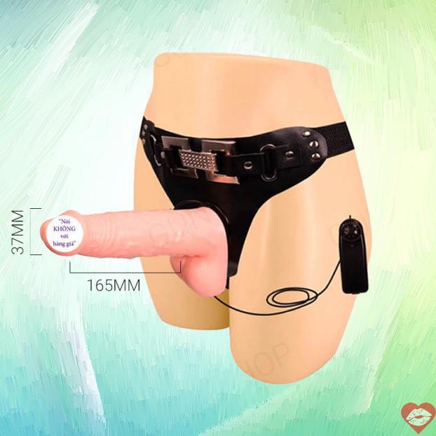  Địa chỉ bán Dương vật giả rung có dây đeo - Baile Vibra  giá tốt 