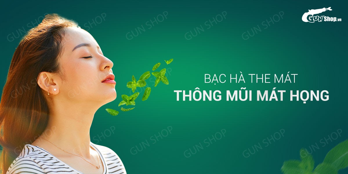  Kho sỉ Kẹo ngậm BJ phòng the hương bạc hà - kẹo tình yêu Mastic Mint kẹo đổi gió tăng hưng phấn có tốt không?