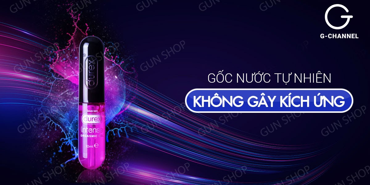  Shop bán Gel bôi trơn kích thích và tăng khoái cảm nữ - Durex Intense Orgasmic - Chai 10ml giá rẻ