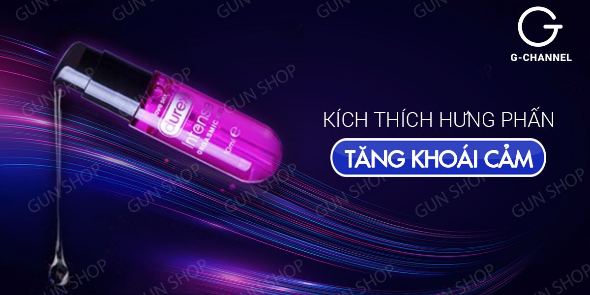  Shop bán Gel bôi trơn kích thích và tăng khoái cảm nữ - Durex Intense Orgasmic - Chai 10ml giá rẻ