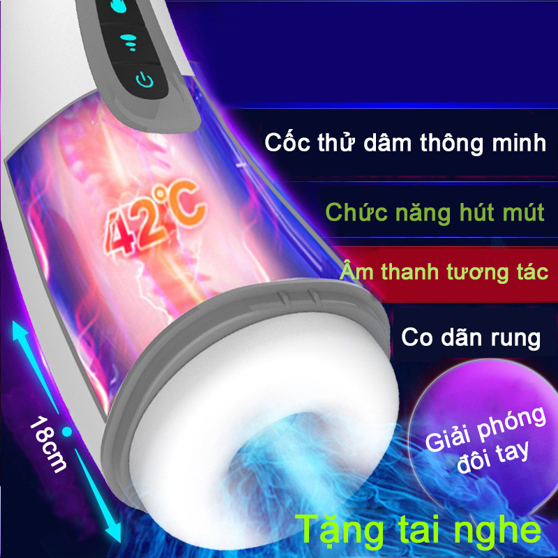  Thông tin Âm đạo giả rung bú mút co bóp toả nhiệt máy thủ dâm cap cấp giá sỉ