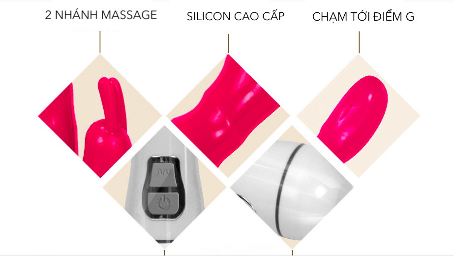  Kho sỉ Dương vật giả silicon rung mạnh giá rẻ có nhánh massage điểm G vibrator loại tốt