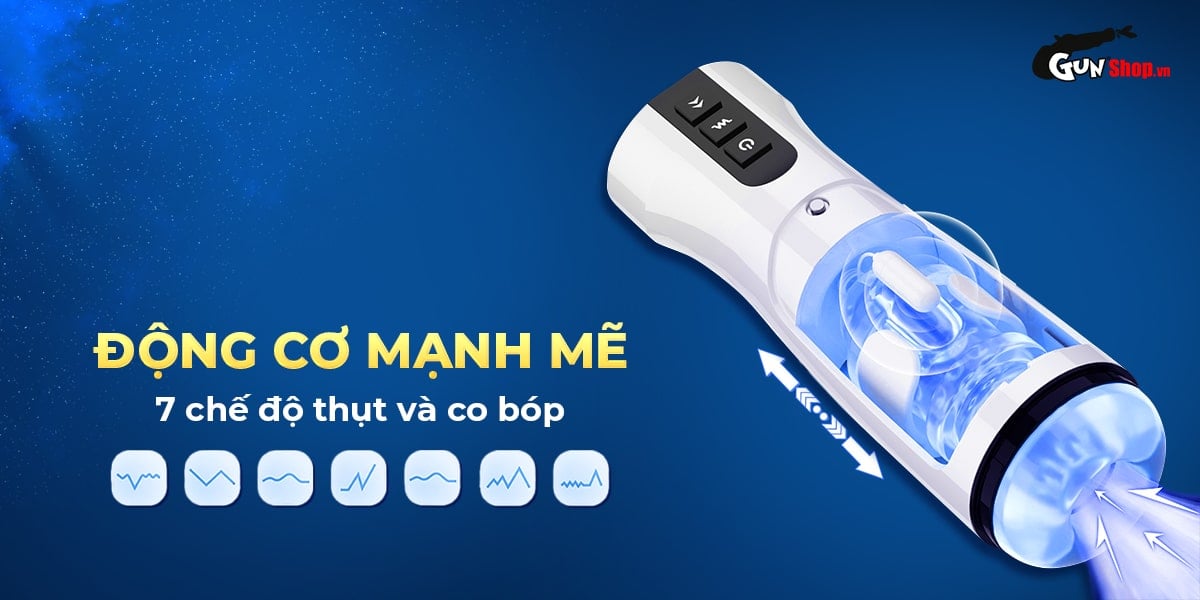  Đánh giá Âm đạo giả AierLe Space Warrior 2 rung thụt co bóp mạnh loại tốt