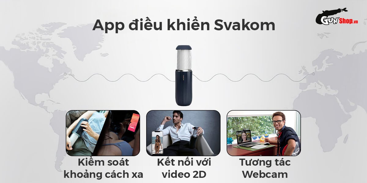  Shop bán Âm đạo giả đa năng Svakom Alex Neo 2 rung thụt mạnh loại tốt