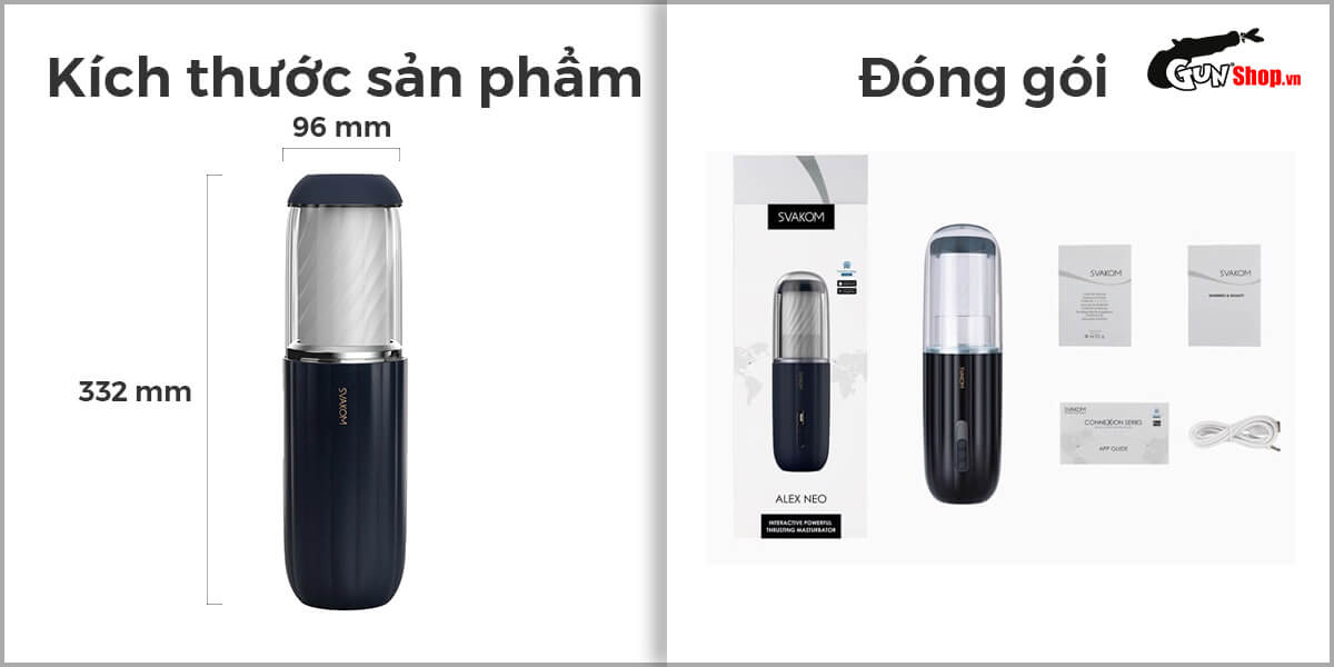  Shop bán Âm đạo giả đa năng Svakom Alex Neo 2 rung thụt mạnh loại tốt