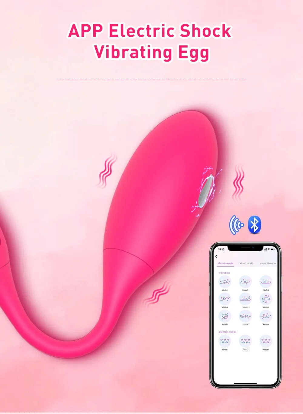  Mua Trứng rung sốc điện Levett điều khiển từ xa qua app bluetooth loại tốt
