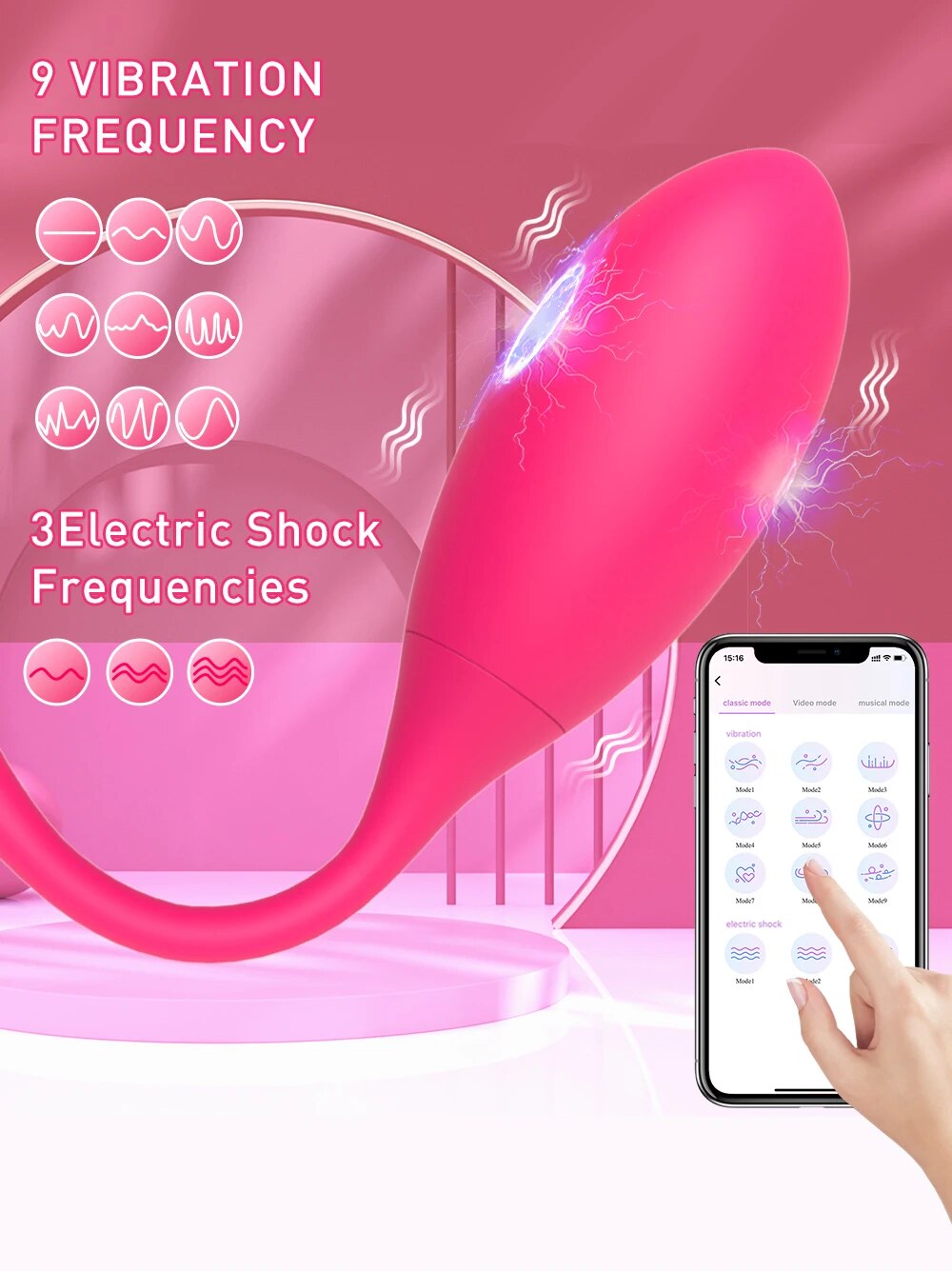  Mua Trứng rung sốc điện Levett điều khiển từ xa qua app bluetooth loại tốt