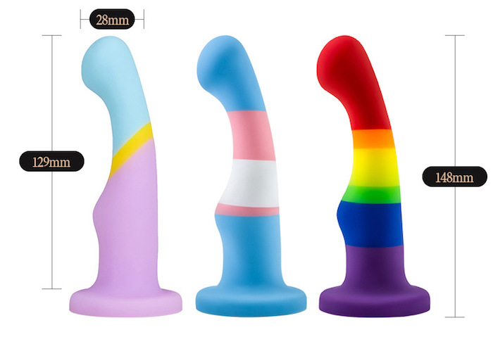  Đại lý Dương Vật Giả Dính Tường Avant Pride P2 - Blush Silicone Siêu Mềm hàng mới về