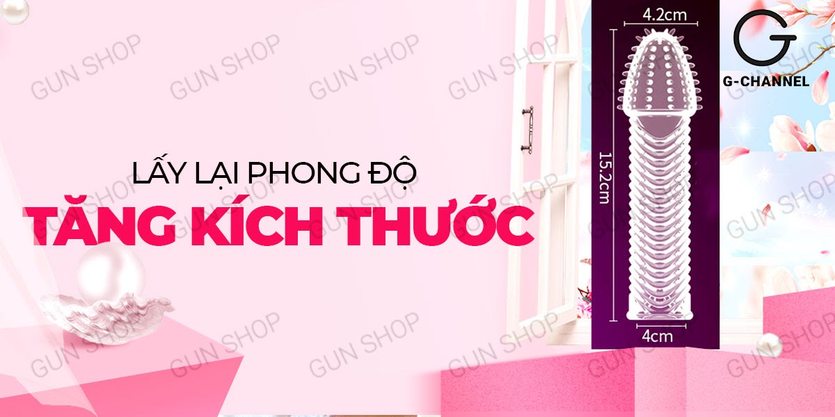 Cung cấp Bao cao su đôn dên tăng kích thước Aichao - Gân gai nhập khẩu