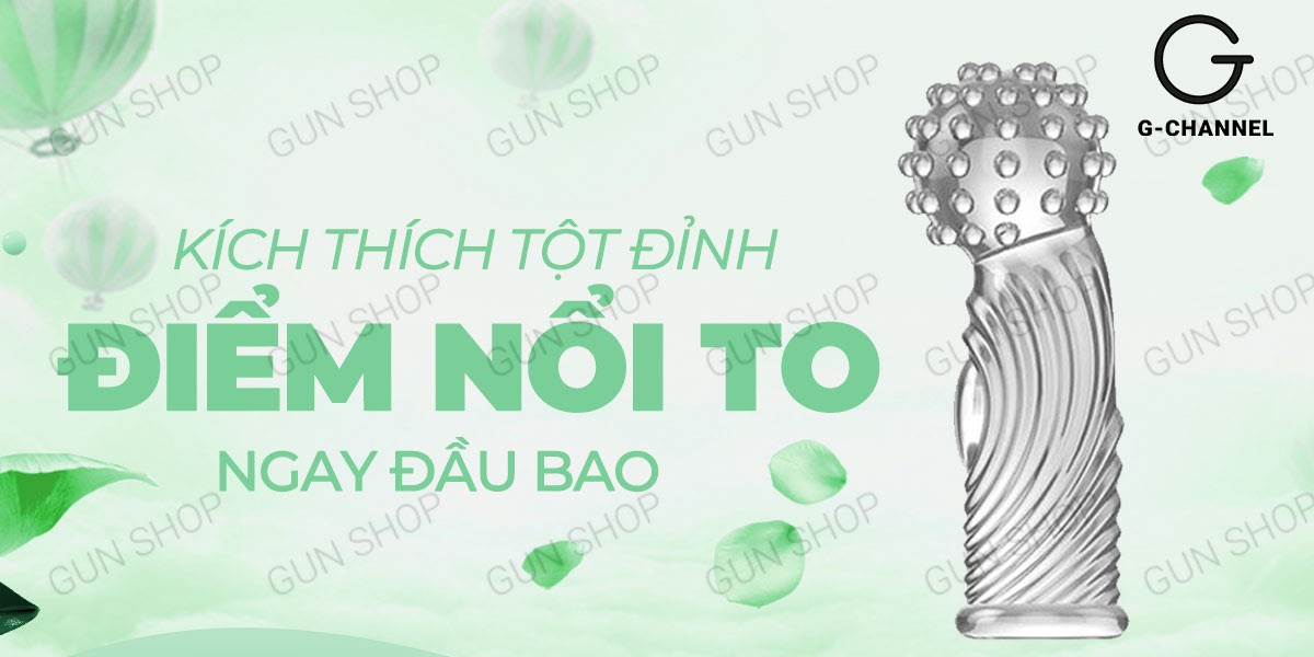  Mua Bao cao su ngón tay Aichao G-spot 3 - Gai nổi lớn - Hộp 1 cái hàng mới về