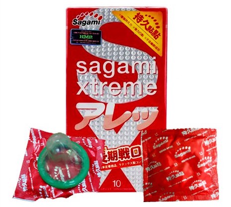 Cung cấp Bao Cao Su Sagami Xtreme Feel Long gân gai - Hộp 10 cái hàng mới về