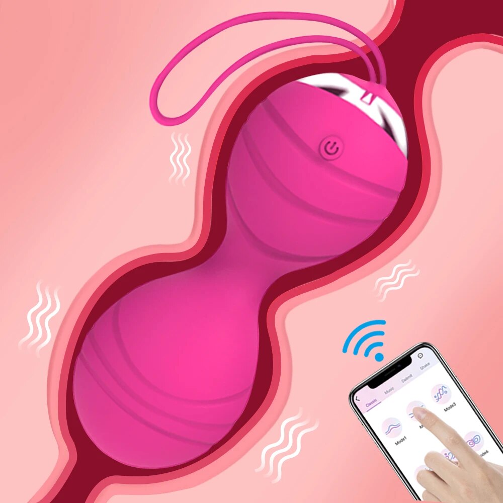  Phân phối Bóng kegel tập luyện se khít âm đạo điều khiển qua app trứng rung hồ lô cao cấp chính hãng