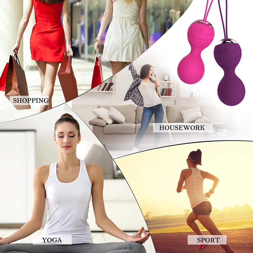  Phân phối Bóng kegel tập luyện se khít âm đạo điều khiển qua app trứng rung hồ lô cao cấp chính hãng