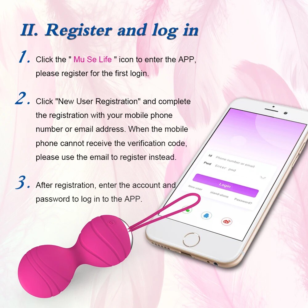  Phân phối Bóng kegel tập luyện se khít âm đạo điều khiển qua app trứng rung hồ lô cao cấp chính hãng