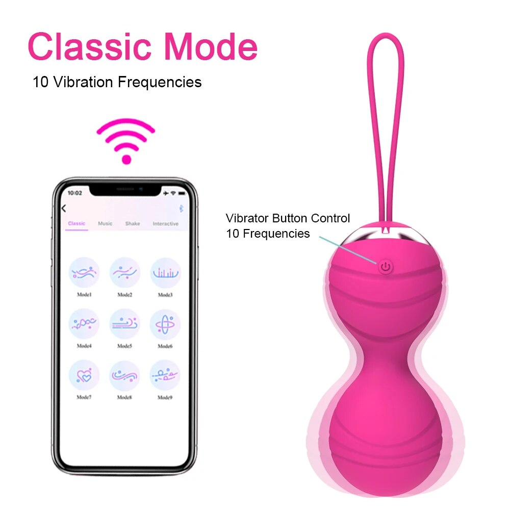  Phân phối Bóng kegel tập luyện se khít âm đạo điều khiển qua app trứng rung hồ lô cao cấp chính hãng
