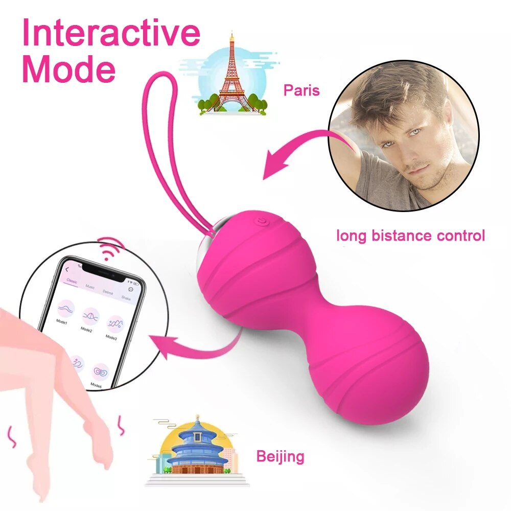  Phân phối Bóng kegel tập luyện se khít âm đạo điều khiển qua app trứng rung hồ lô cao cấp chính hãng