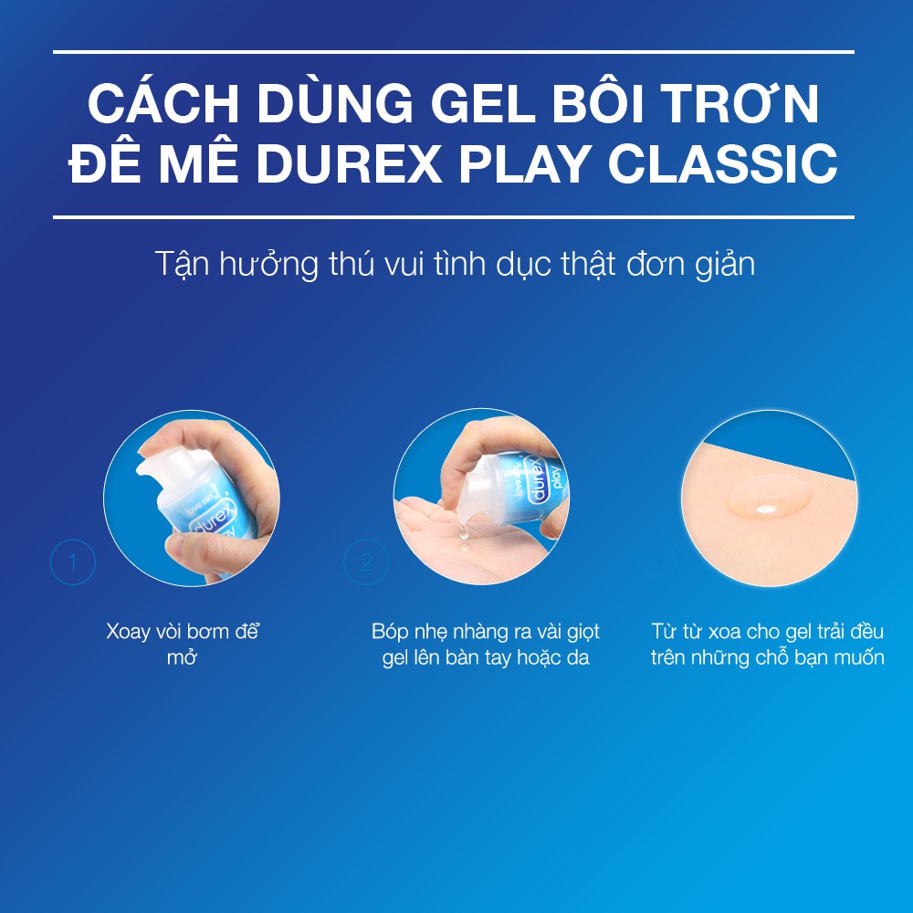  Review Gel bôi trơn Durex Play Classic 50ml nhập khẩu