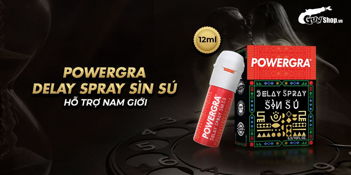  Đại lý Chai xịt Powergra Delay Spray Sìn Sú kéo dài thời gian - Chai 12ml giá tốt