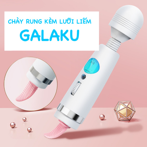  Mua Chày rung kèm lưỡi liếm 2 đầu Galaku có màn hình Led massage điểm G có tốt không?