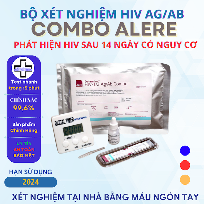  Thông tin Que test HIV Alere combo Ag/Ab sau 14 ngày phát hiện HIV chính xác mới nhất