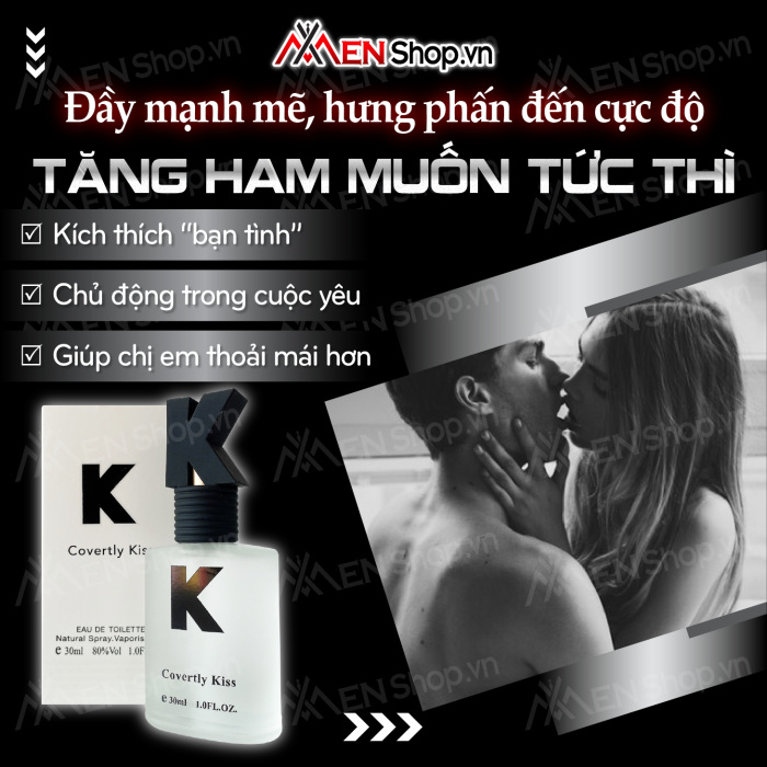  Bán Nước hoa kích dục Nam K Covertly Kiss nhập khẩu tốt nhất