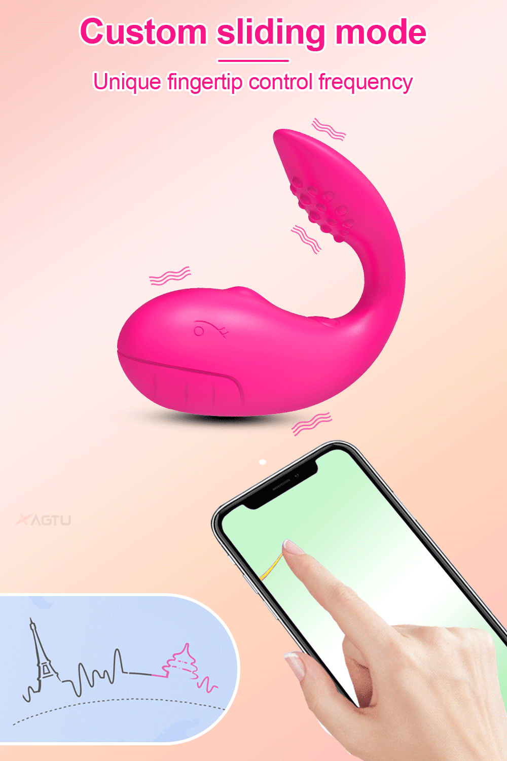  Thông tin Trứng rung cá heo Love Spouse kết nối bluetooth điều khiển qua app TD042 giá rẻ