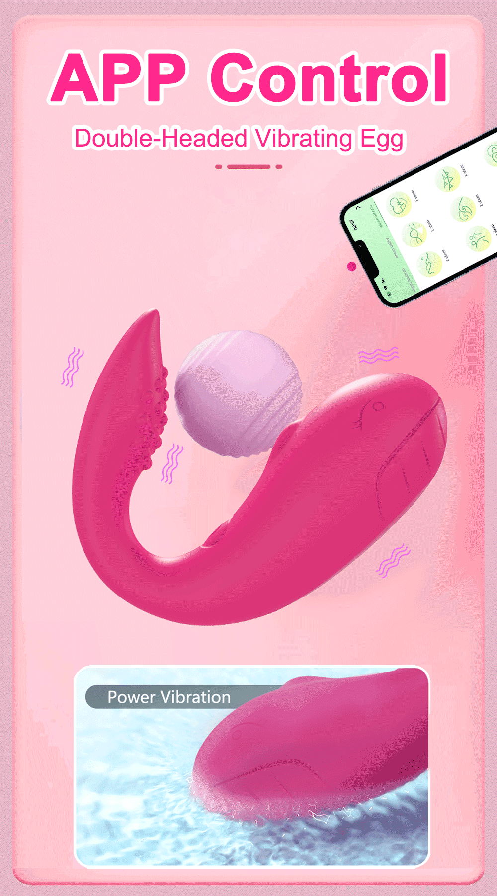  Thông tin Trứng rung cá heo Love Spouse kết nối bluetooth điều khiển qua app TD042 giá rẻ