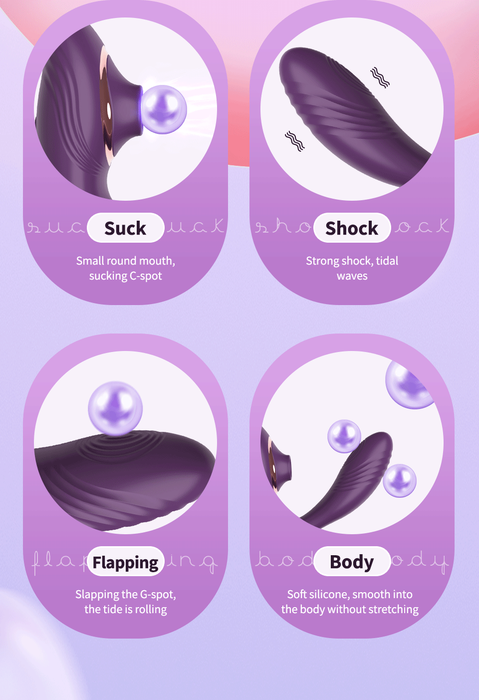  Cửa hàng bán Máy massage 2 đầu Becky rung bú hút kích thích âm đạo và điểm G cao cấp