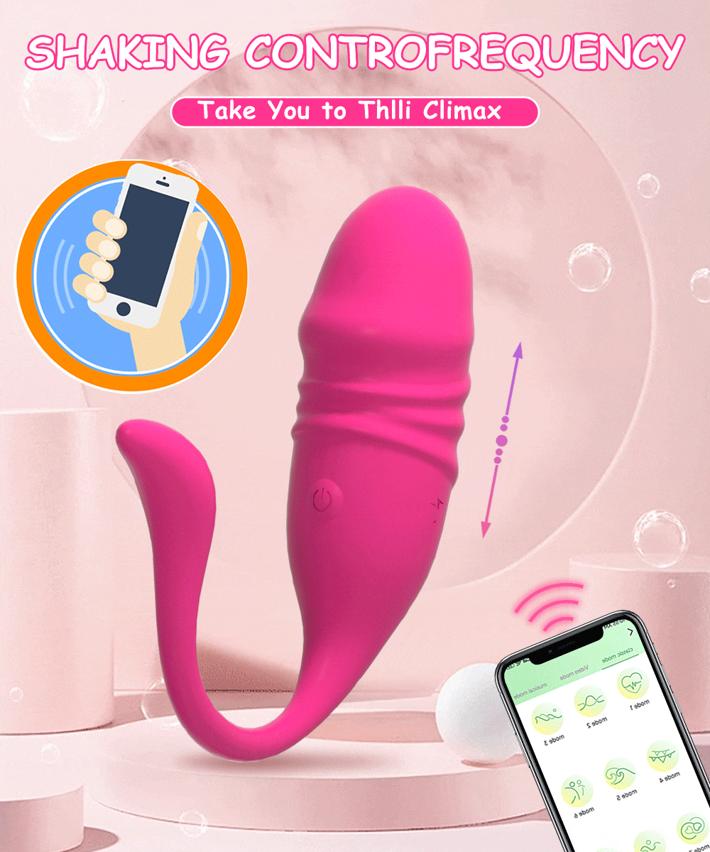  Review Trứng rung tình yêu 2 đầu rung thụt điều khiển từ xa qua app hàng xách tay