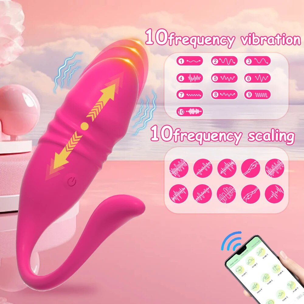  Review Trứng rung tình yêu 2 đầu rung thụt điều khiển từ xa qua app hàng xách tay