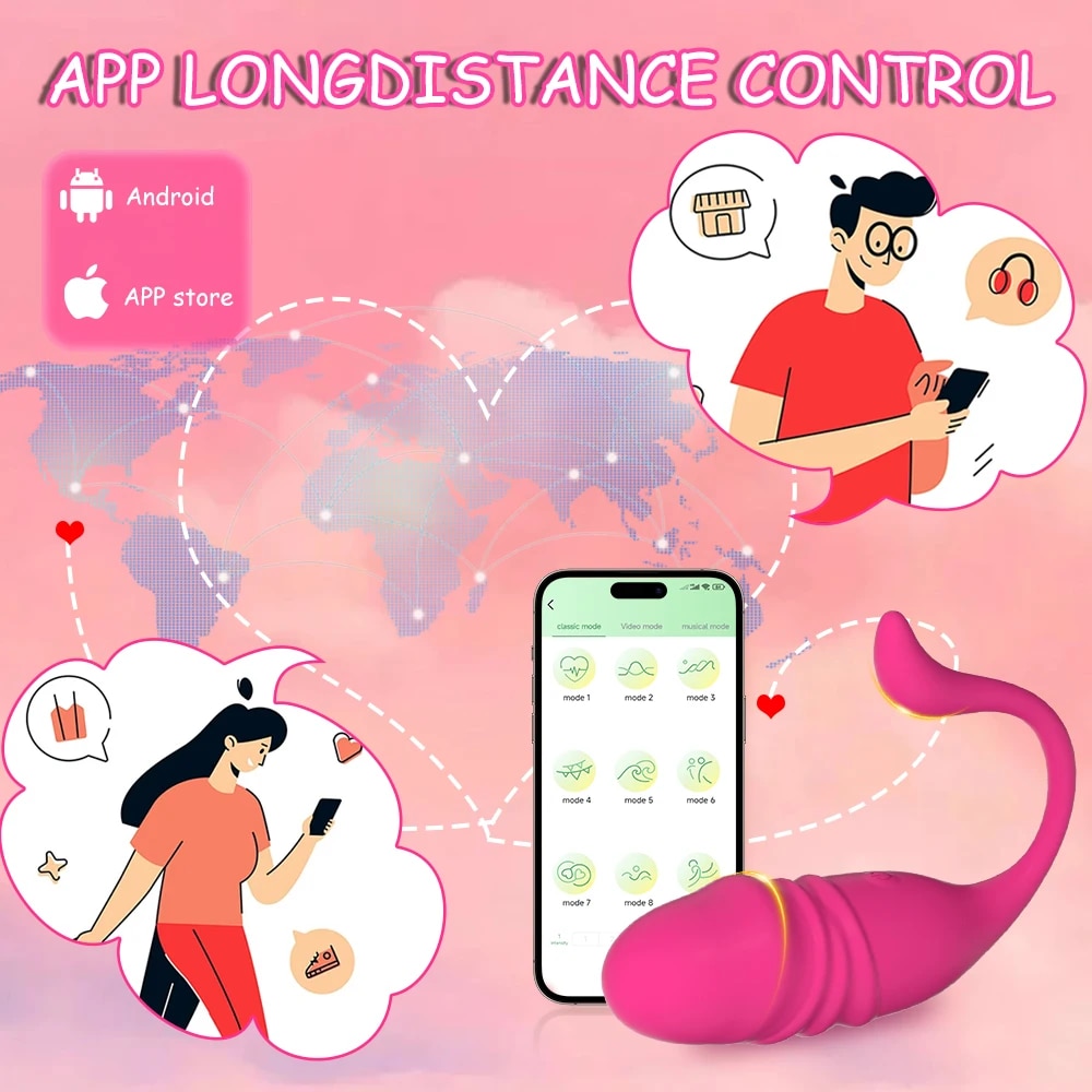  Review Trứng rung tình yêu 2 đầu rung thụt điều khiển từ xa qua app hàng xách tay