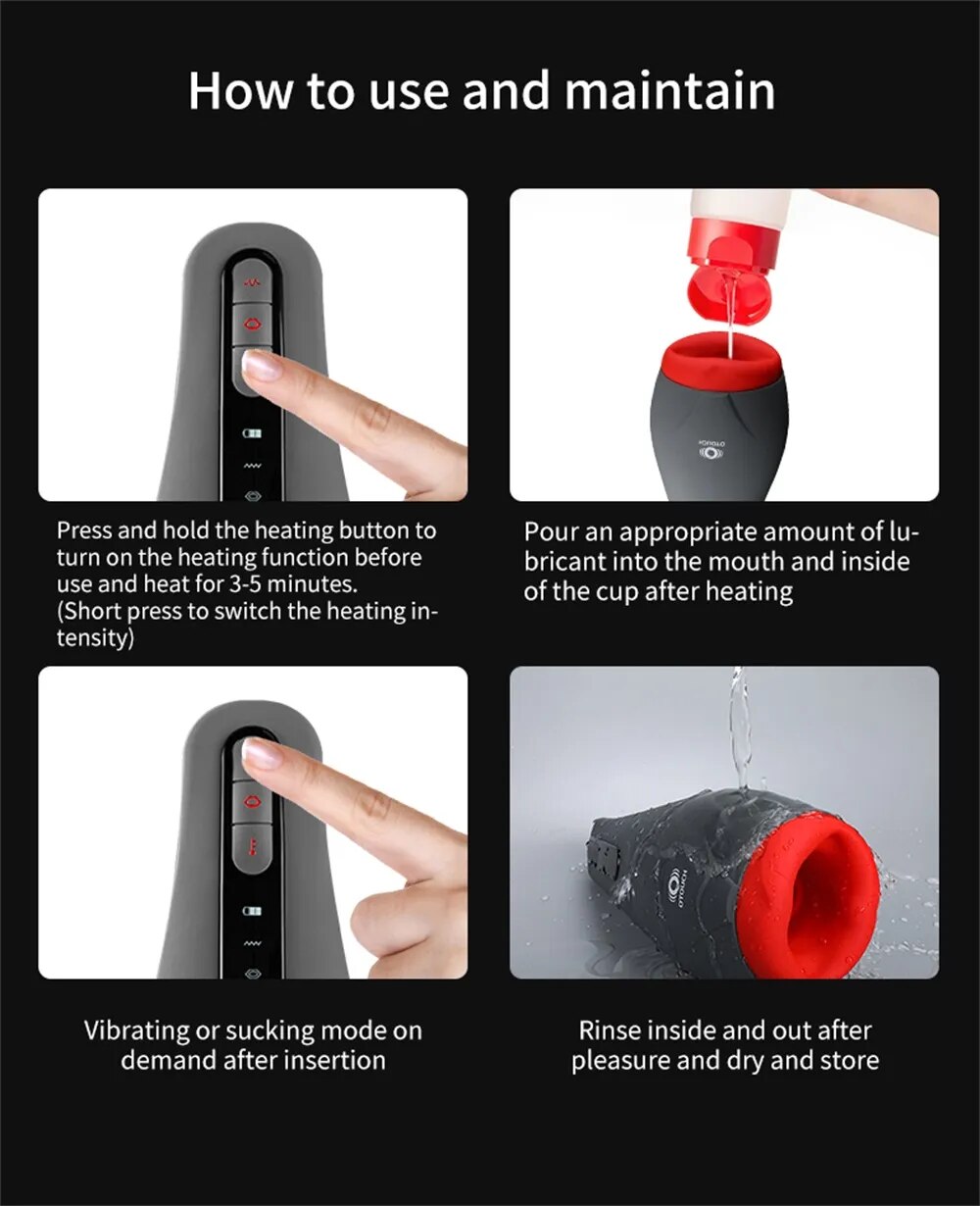  Bán Máy bú mút đa chức năng AirTurn 2 OTouch rung hút co bóp toả nhiệt hàng mới về