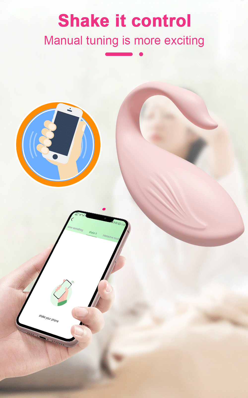  Giá sỉ Trứng rung bluetooth Love Spouse điều khiển qua app điện thoại hình thiên nga loại tốt