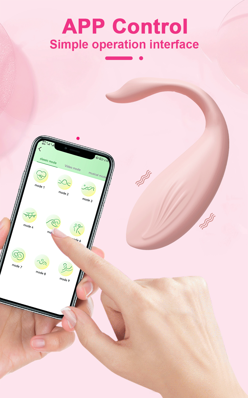  Giá sỉ Trứng rung bluetooth Love Spouse điều khiển qua app điện thoại hình thiên nga loại tốt