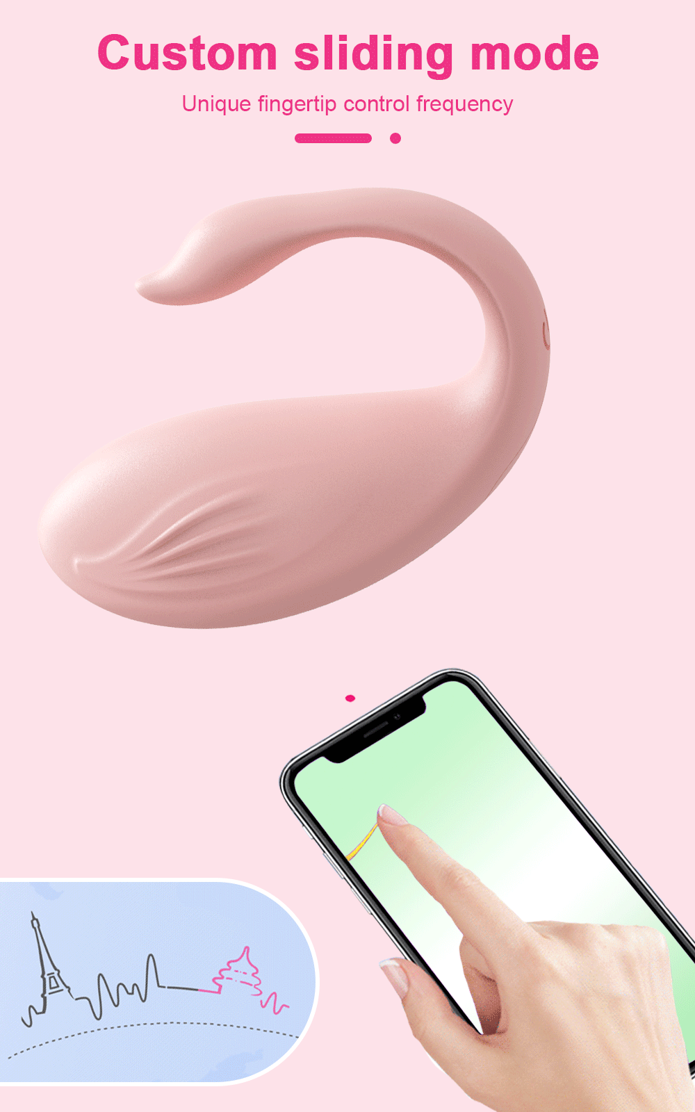  Giá sỉ Trứng rung bluetooth Love Spouse điều khiển qua app điện thoại hình thiên nga loại tốt