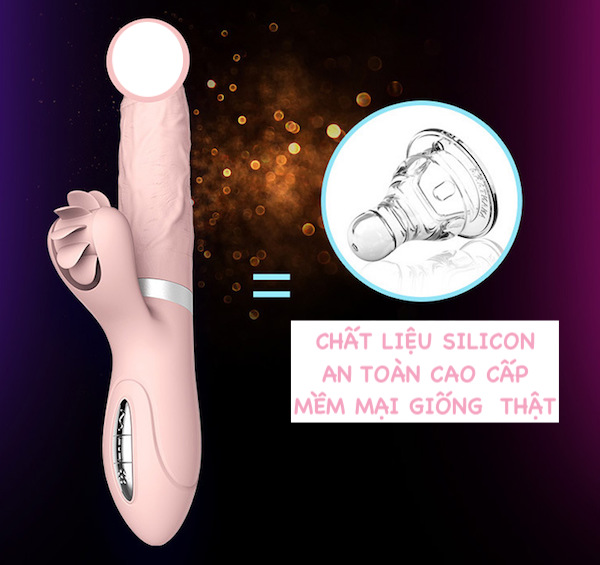  Shop bán Dương vật cao cấp rung thụt tỏa nhiệt kết hợp lưỡi liếm siêu mềm - Vibrator Evo Mars có tốt không?