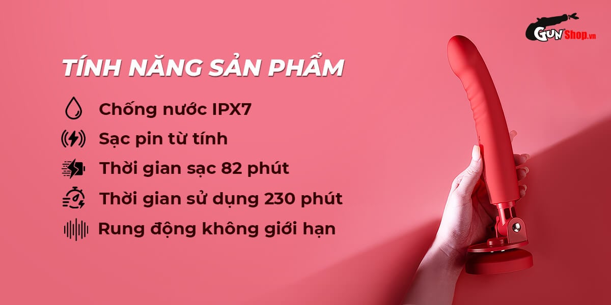  Đại lý Dương vật giả Lovense Mission 2 rung thụt điều khiển qua app nhập khẩu