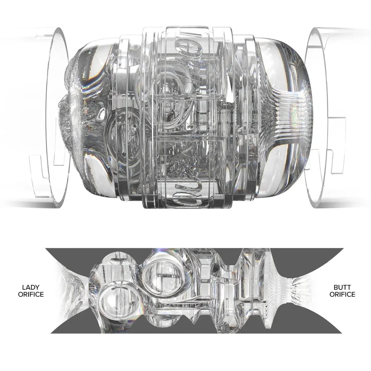  Bán Cốc thủ dâm Fleshlight Quickshot Autumn Falls âm đạo giả trong suốt hai đầu hàng xách tay