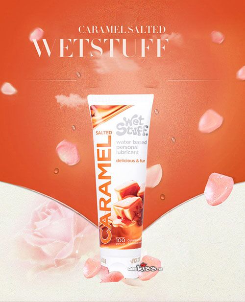  Sỉ Gel bôi trơn Caramel Salted vị mặn nếm được dùng cho quan hệ miệng chính hãng