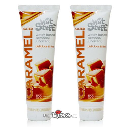  Sỉ Gel bôi trơn Caramel Salted vị mặn nếm được dùng cho quan hệ miệng chính hãng