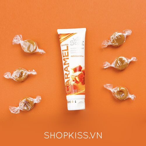  Sỉ Gel bôi trơn Caramel Salted vị mặn nếm được dùng cho quan hệ miệng chính hãng