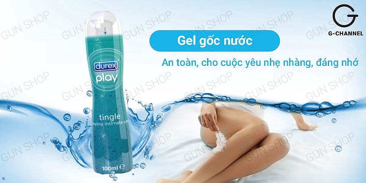  Mua Gel bôi trơn mát lạnh - Durex Tingle - Chai 100ml cao cấp