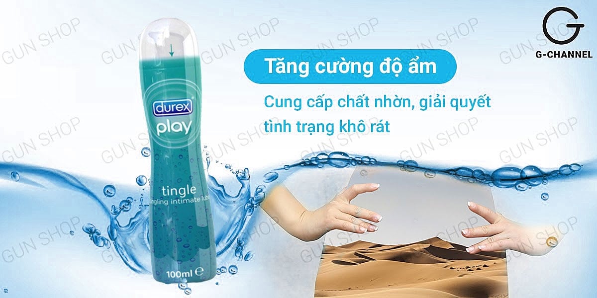  Mua Gel bôi trơn mát lạnh - Durex Tingle - Chai 100ml cao cấp