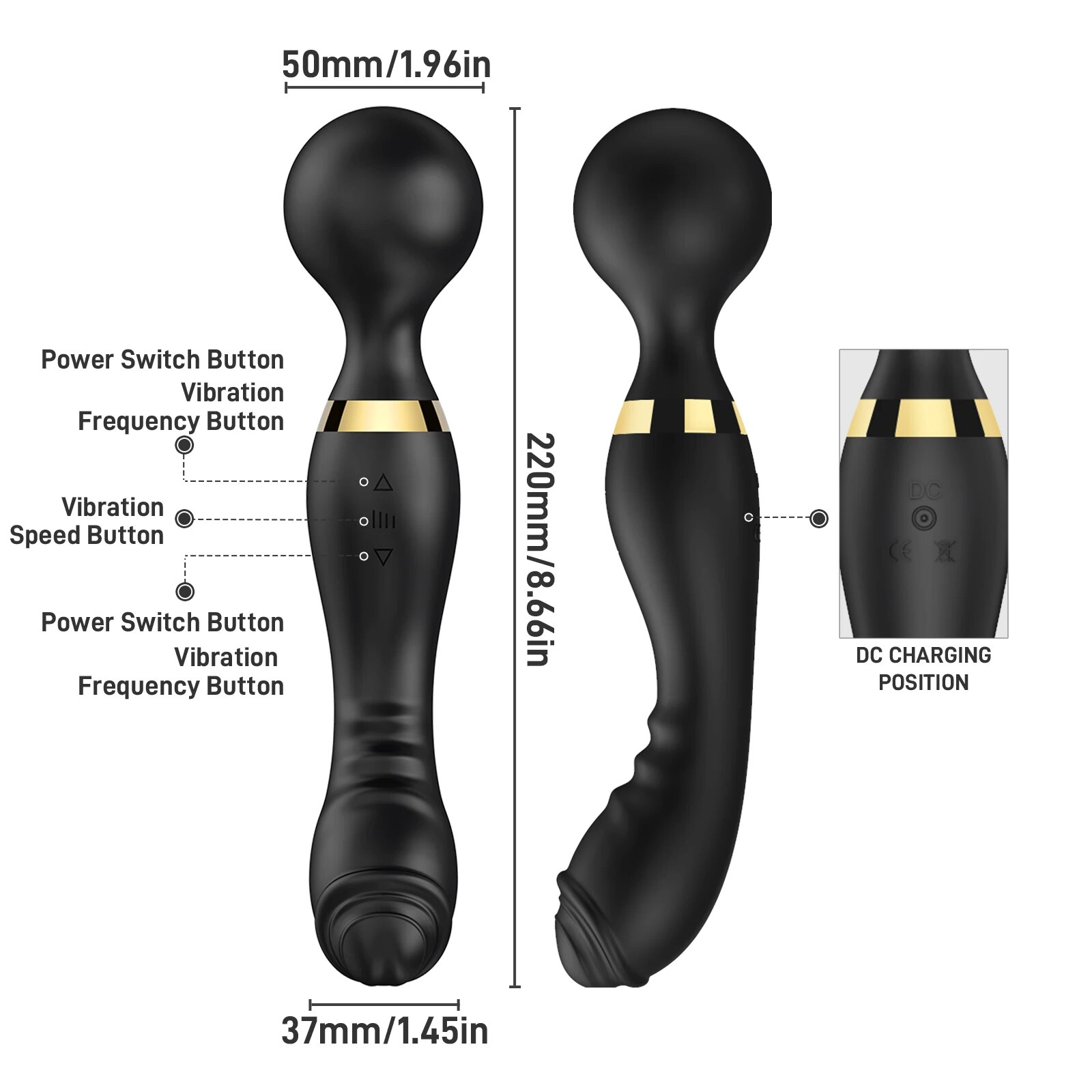  Thông tin Chày rung tình yêu 2 đầu xoay 360 độ massage kích thích điểm G loại tốt