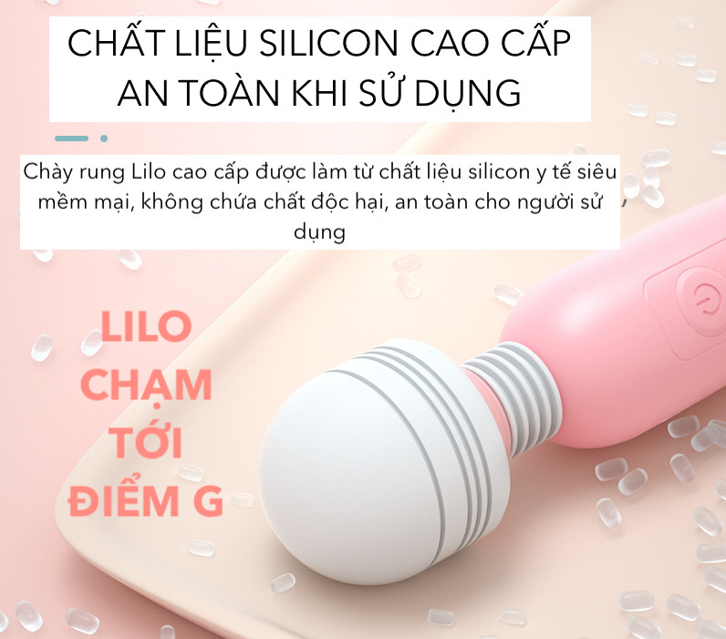  Phân phối Chày rung tình yêu Lilo không dây giá rẻ sạc USB máy massage điểm G có tốt không?