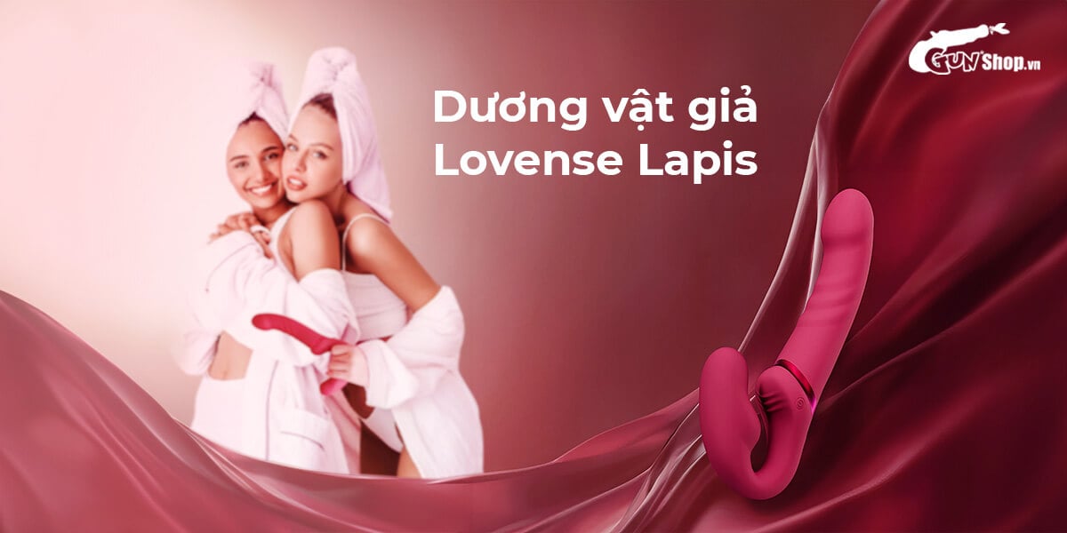  Thông tin Dương vật giả 2 đầu Lovense Lapis dành cho les điều khiển qua app hàng mới về