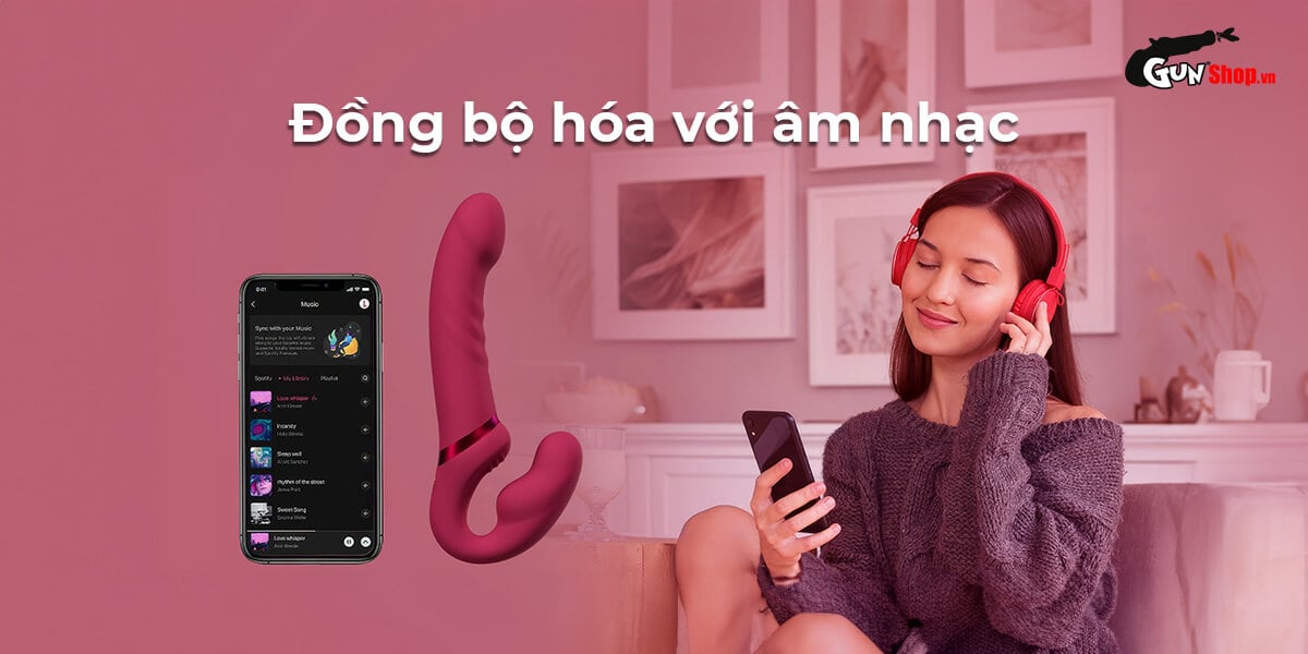  Thông tin Dương vật giả 2 đầu Lovense Lapis dành cho les điều khiển qua app hàng mới về