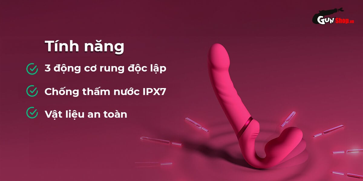  Thông tin Dương vật giả 2 đầu Lovense Lapis dành cho les điều khiển qua app hàng mới về