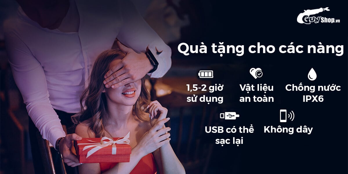  Nơi bán Máy massage kẹp vú Lovense Gemini điều khiển qua app kích thích điểm G cao cấp
