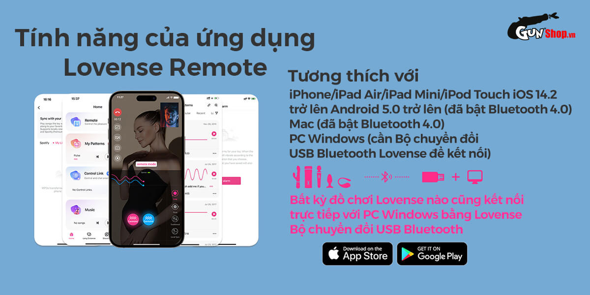  Nơi bán Máy massage kẹp vú Lovense Gemini điều khiển qua app kích thích điểm G cao cấp